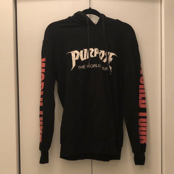 H&M Sweaters Hm Justin Beiber Purpose World Tour Hoodie Poshmark